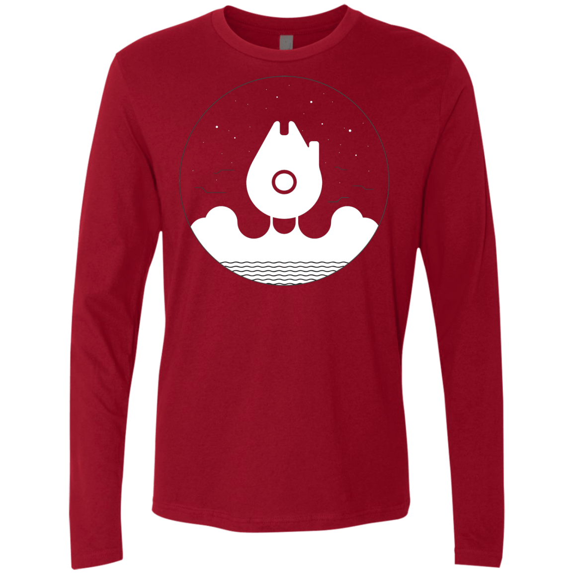 T-Shirts Cardinal / S Falco Rises Men's Premium Long Sleeve