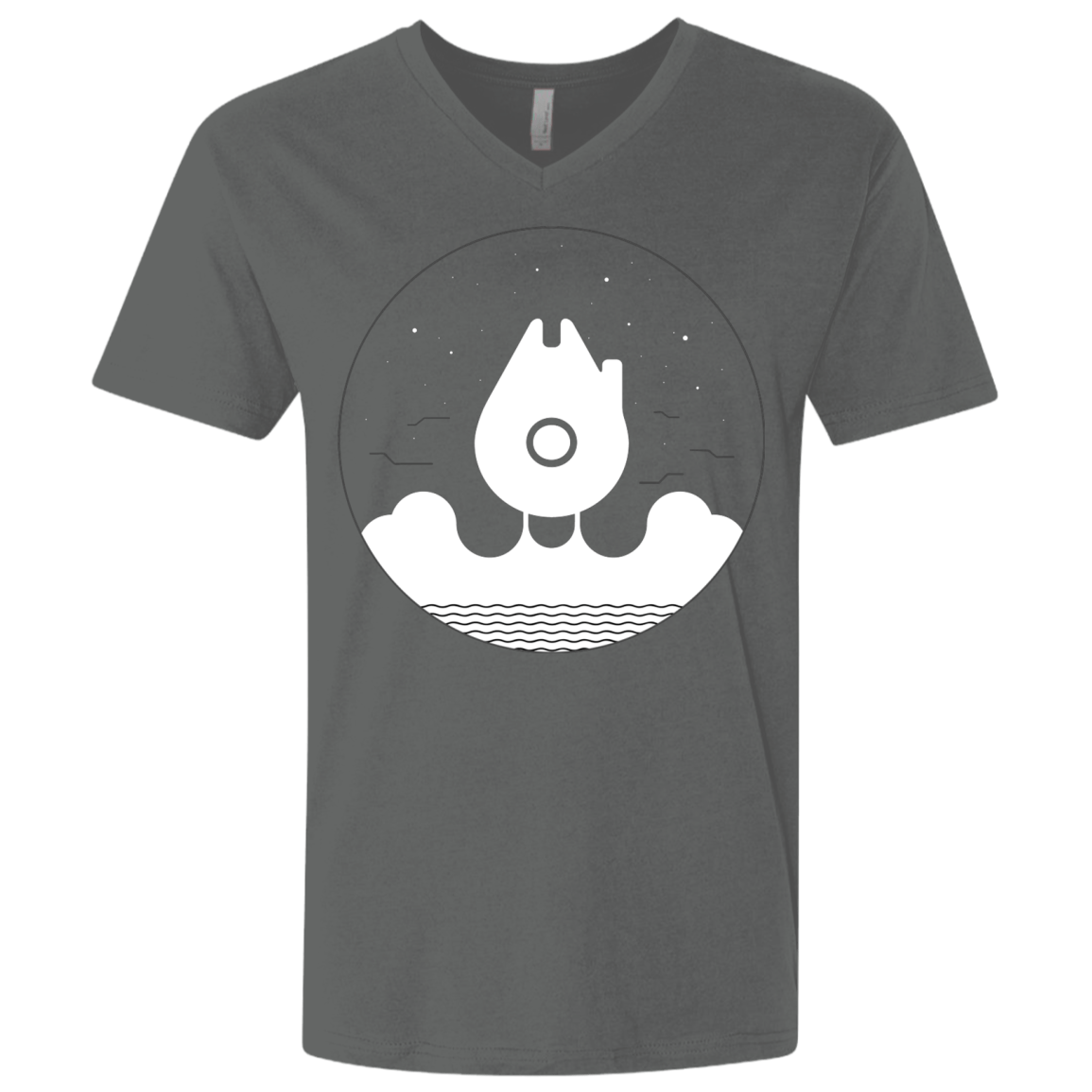 T-Shirts Heavy Metal / X-Small Falco Rises Men's Premium V-Neck