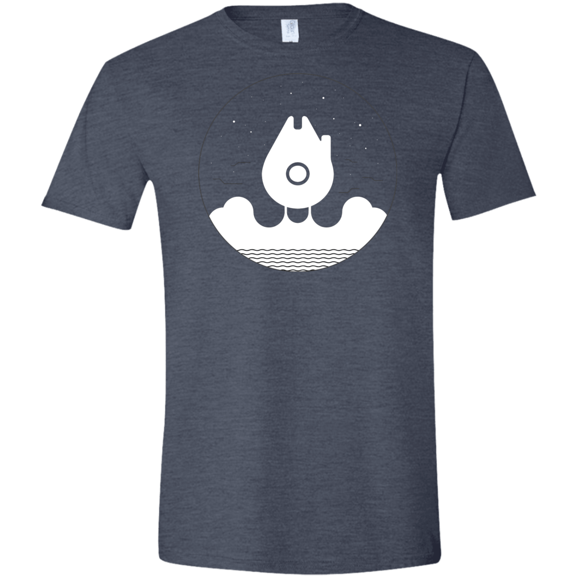 T-Shirts Heather Navy / S Falco Rises Men's Semi-Fitted Softstyle