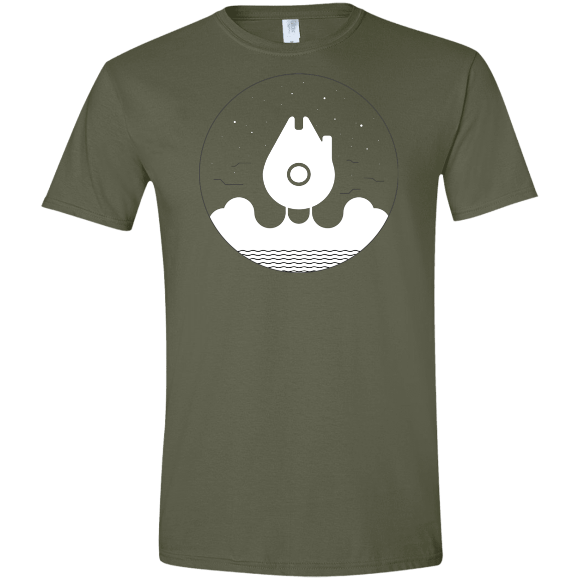 T-Shirts Military Green / S Falco Rises Men's Semi-Fitted Softstyle