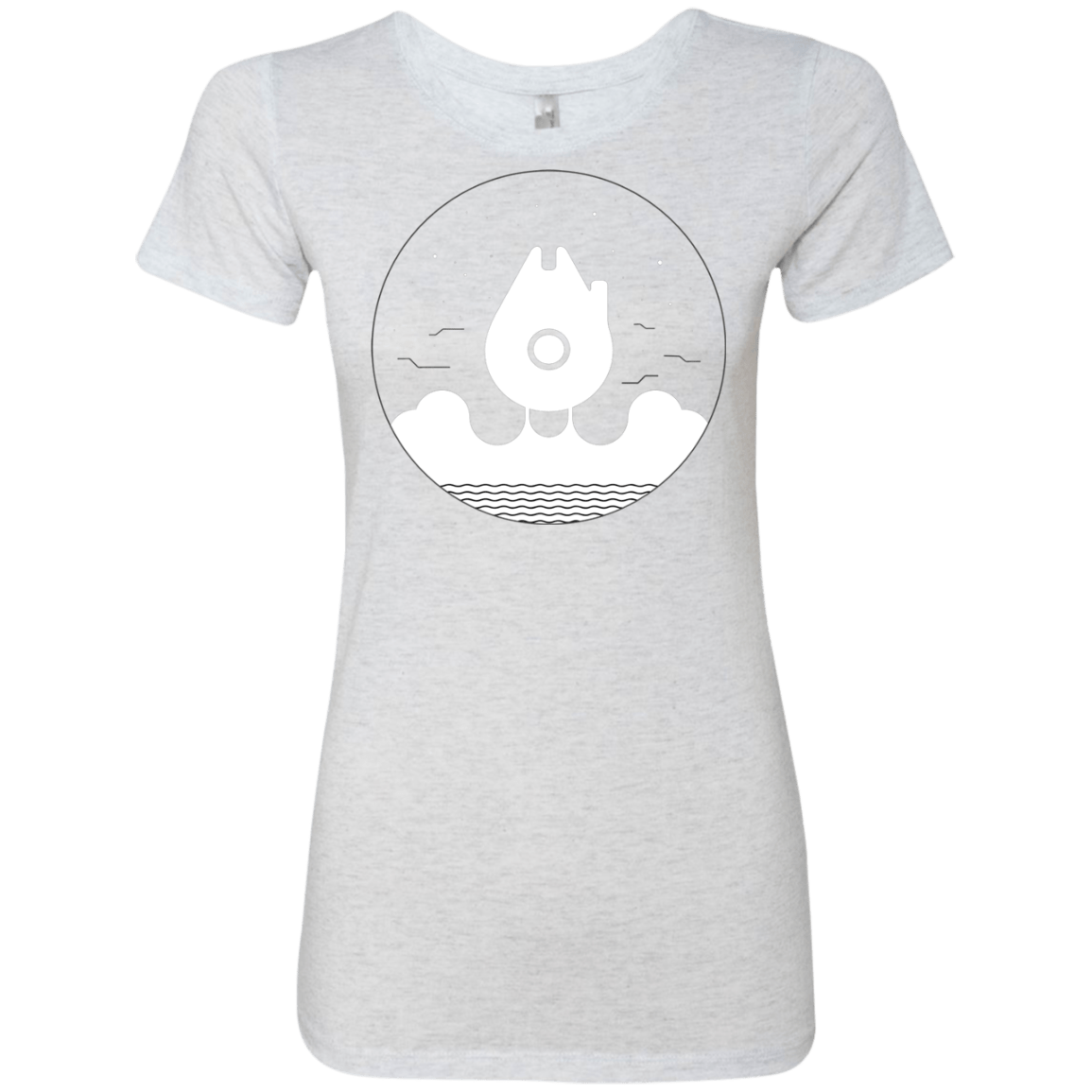 T-Shirts Heather White / S Falco Rises Women's Triblend T-Shirt