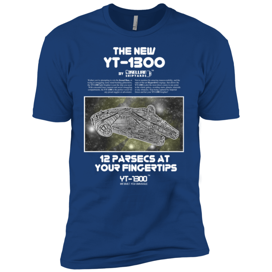 T-Shirts Royal / YXS Falcon YT-3000 Boys Premium T-Shirt
