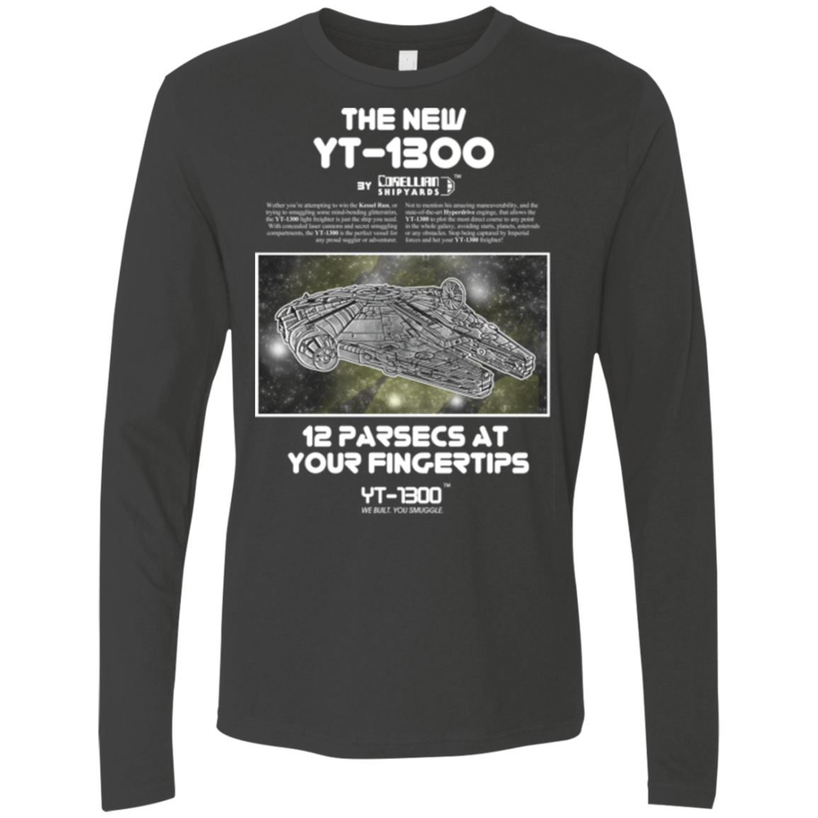 T-Shirts Heavy Metal / Small Falcon YT-3000 Men's Premium Long Sleeve