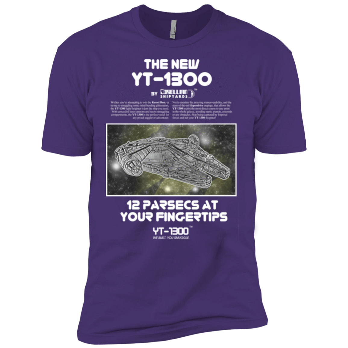T-Shirts Purple / X-Small Falcon YT-3000 Men's Premium T-Shirt