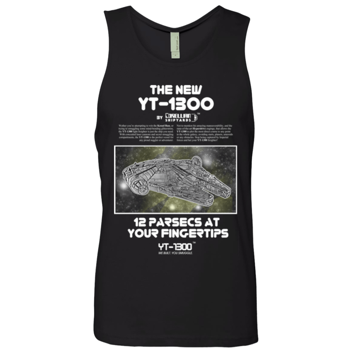T-Shirts Black / Small Falcon YT-3000 Men's Premium Tank Top