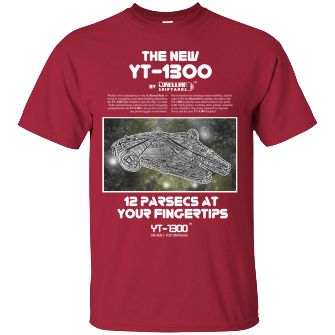T-Shirts Cardinal / Small Falcon YT-3000 T-Shirt