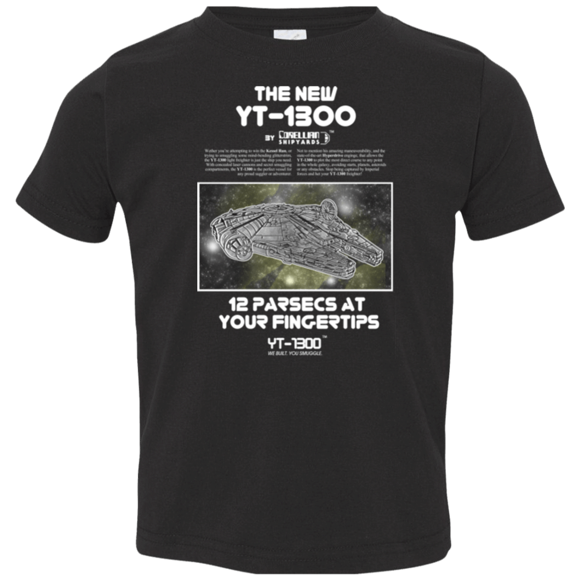 T-Shirts Black / 2T Falcon YT-3000 Toddler Premium T-Shirt