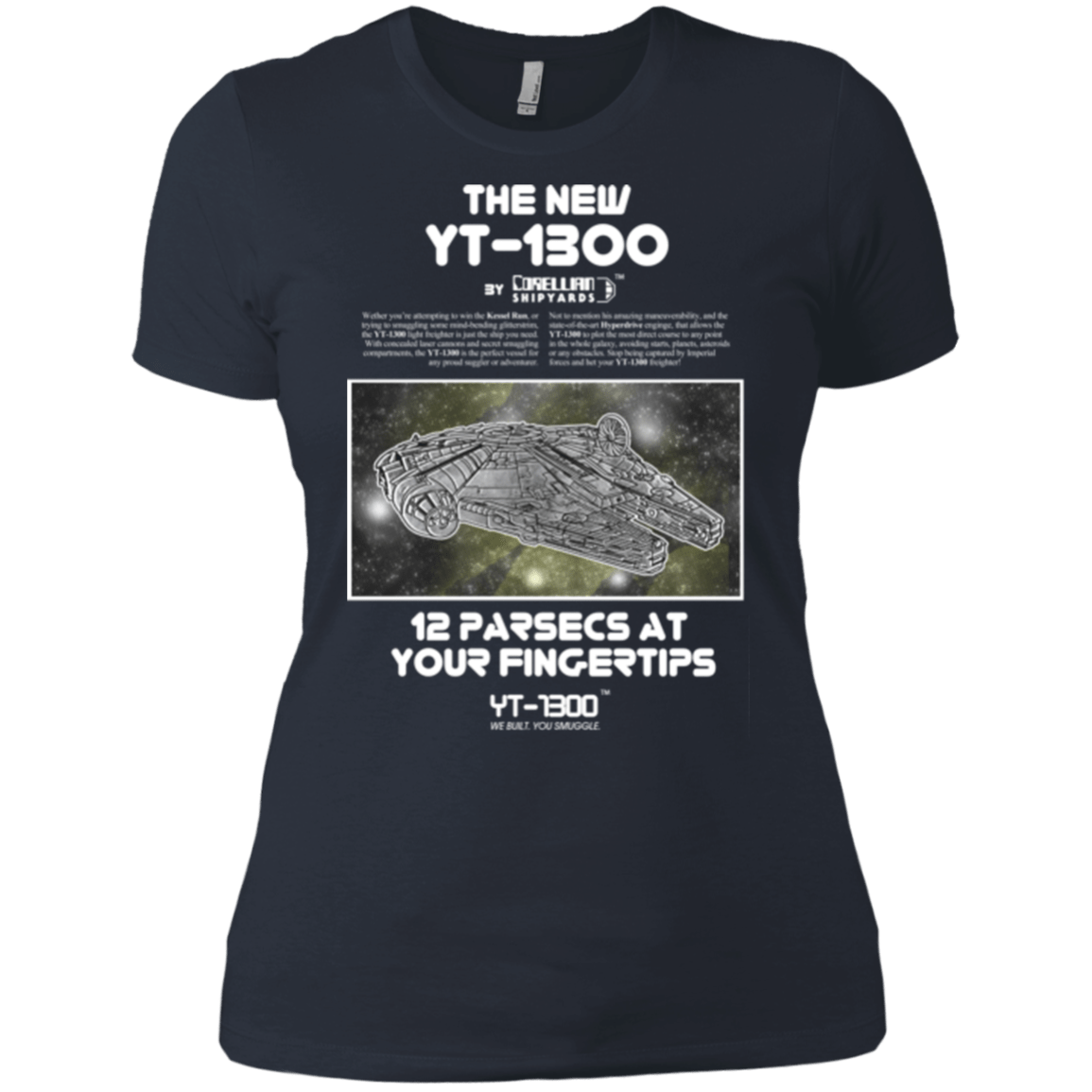 T-Shirts Indigo / X-Small Falcon YT-3000 Women's Premium T-Shirt