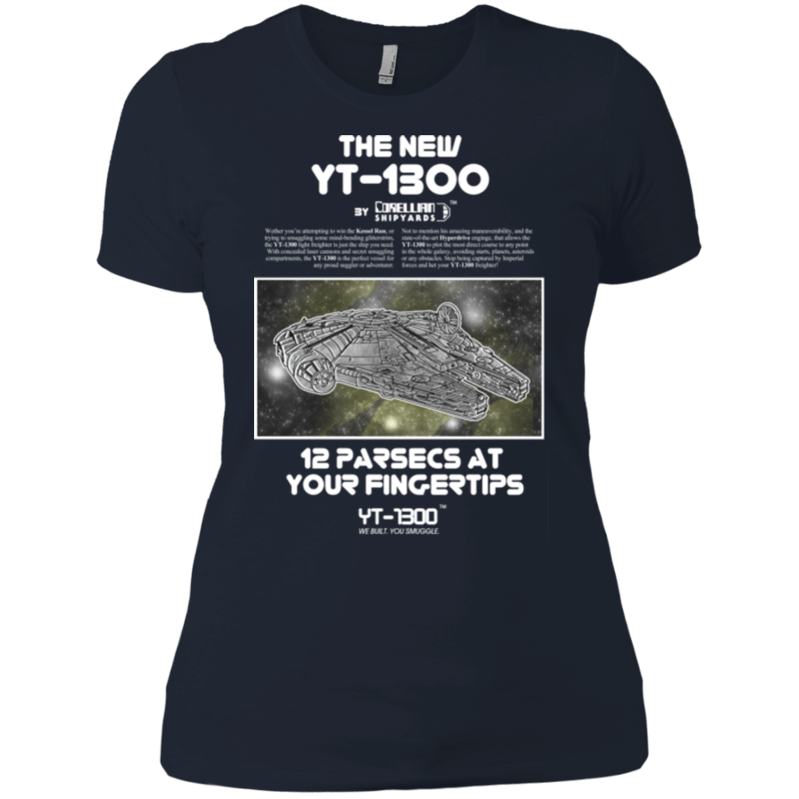 T-Shirts Midnight Navy / X-Small Falcon YT-3000 Women's Premium T-Shirt