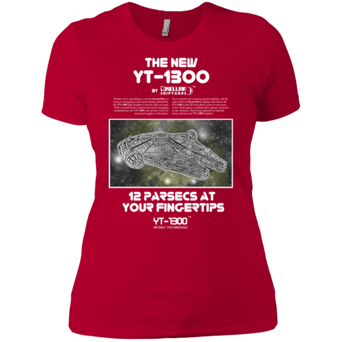 T-Shirts Red / X-Small Falcon YT-3000 Women's Premium T-Shirt