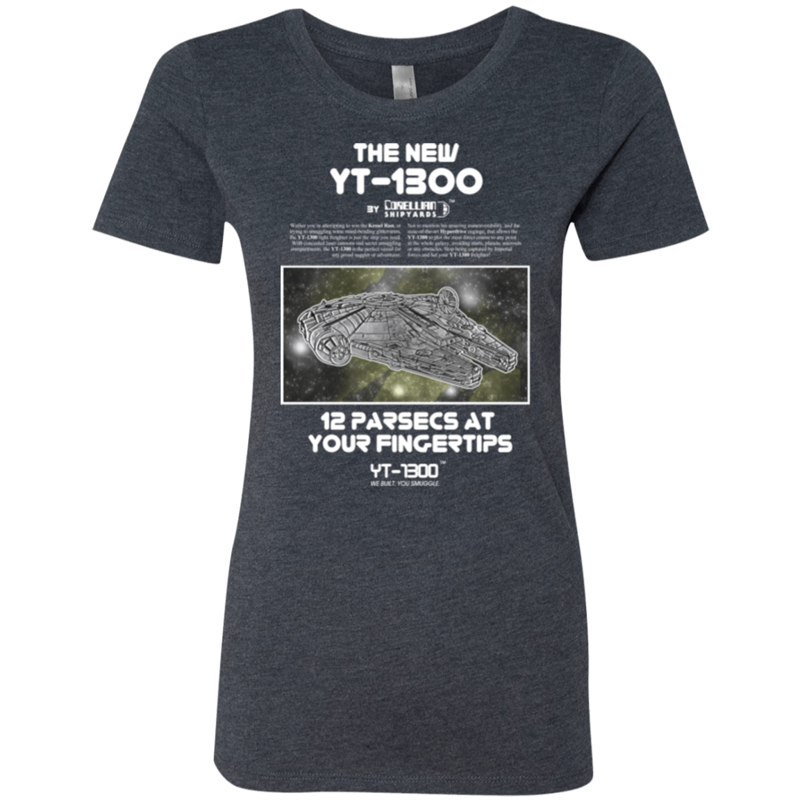 T-Shirts Vintage Navy / Small Falcon YT-3000 Women's Triblend T-Shirt