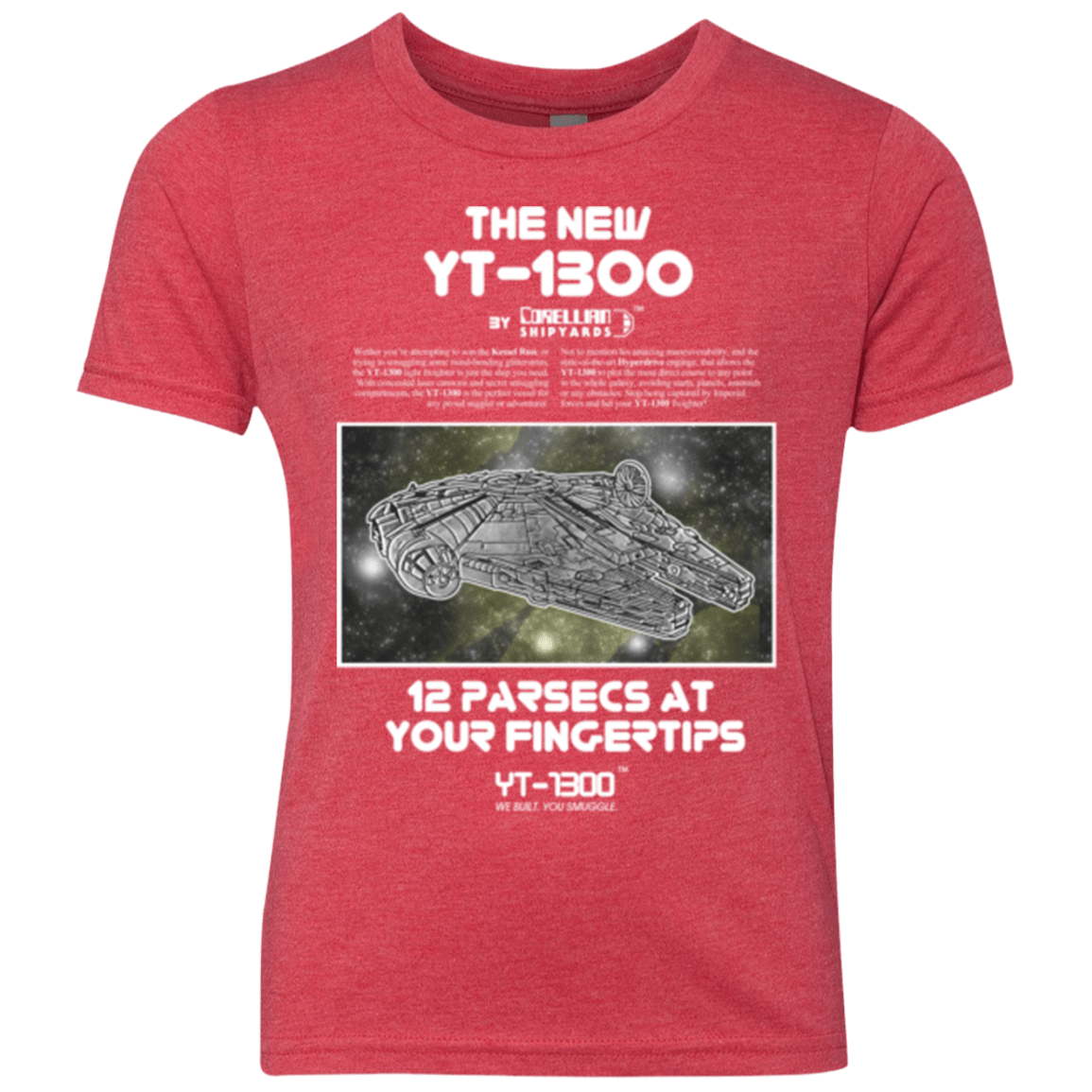 T-Shirts Vintage Red / YXS Falcon YT-3000 Youth Triblend T-Shirt