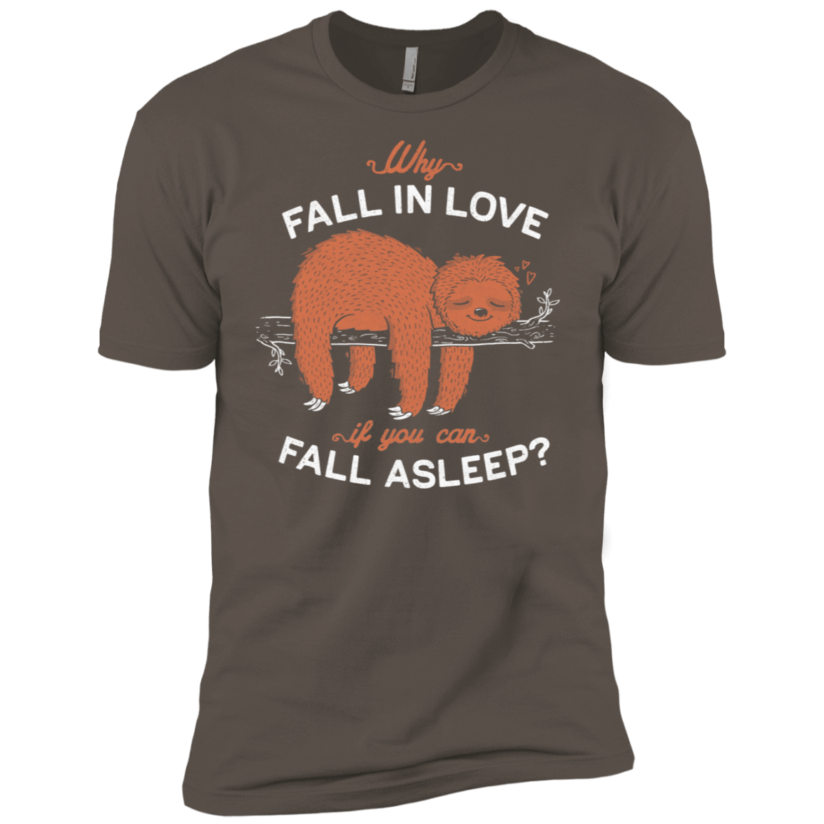T-Shirts Warm Grey / X-Small Fall Asleep Men's Premium T-Shirt
