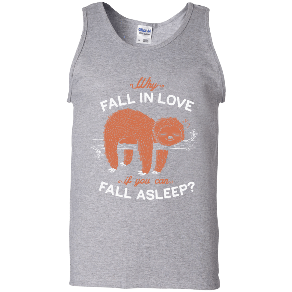 T-Shirts Sport Grey / S Fall Asleep Men's Tank Top