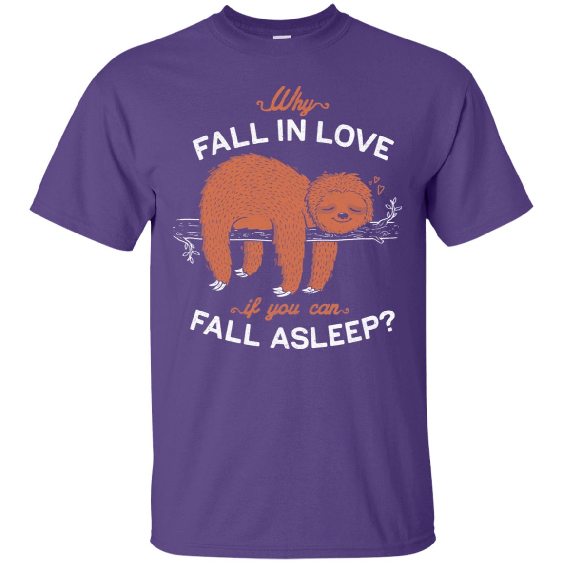 T-Shirts Purple / S Fall Asleep T-Shirt