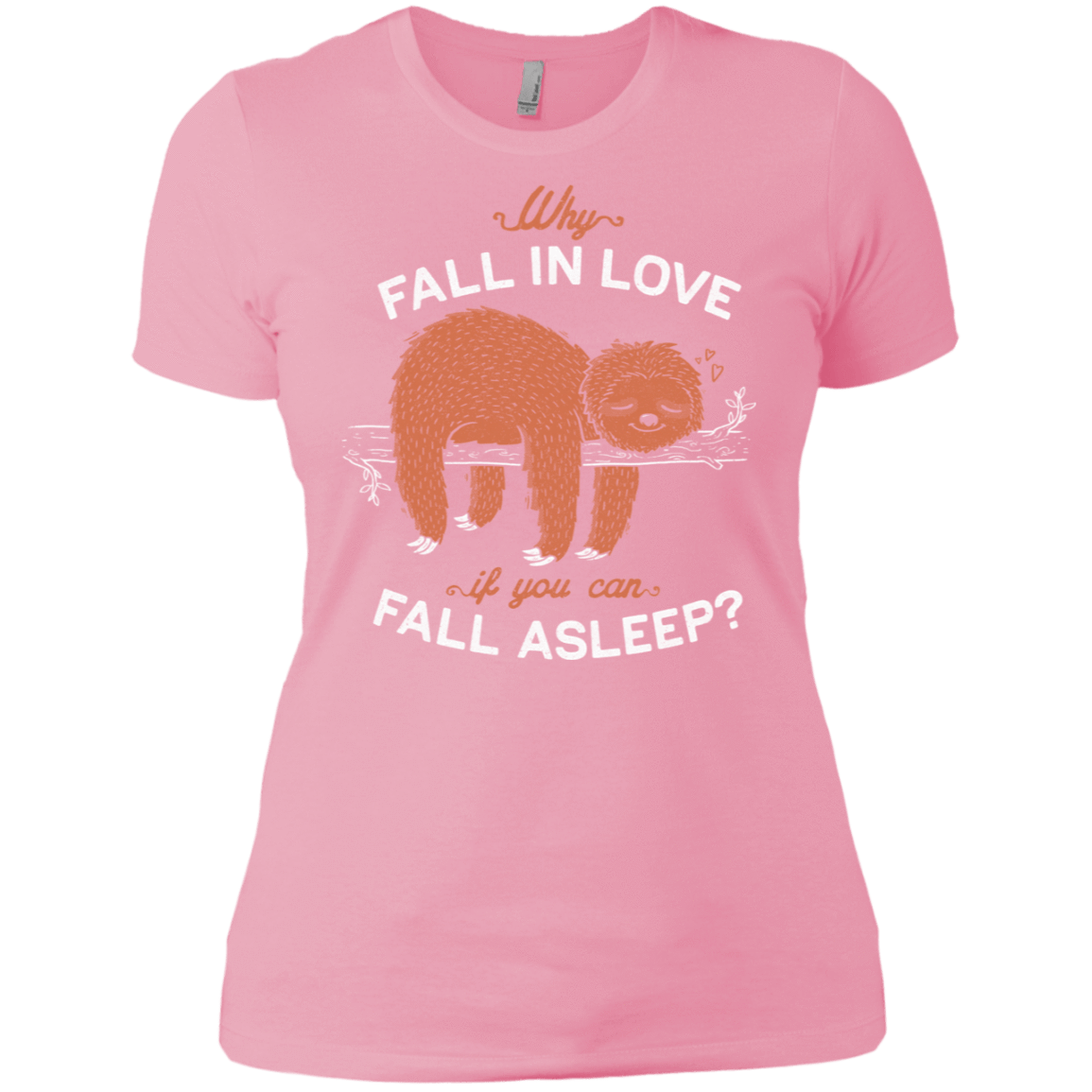 T-Shirts Light Pink / X-Small Fall Asleep Women's Premium T-Shirt