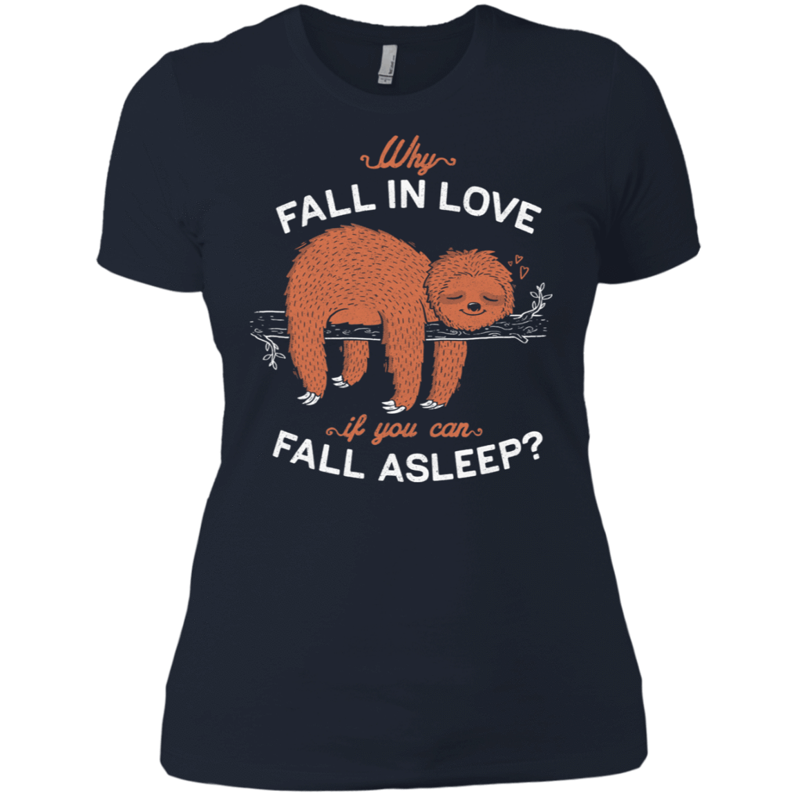 T-Shirts Midnight Navy / X-Small Fall Asleep Women's Premium T-Shirt