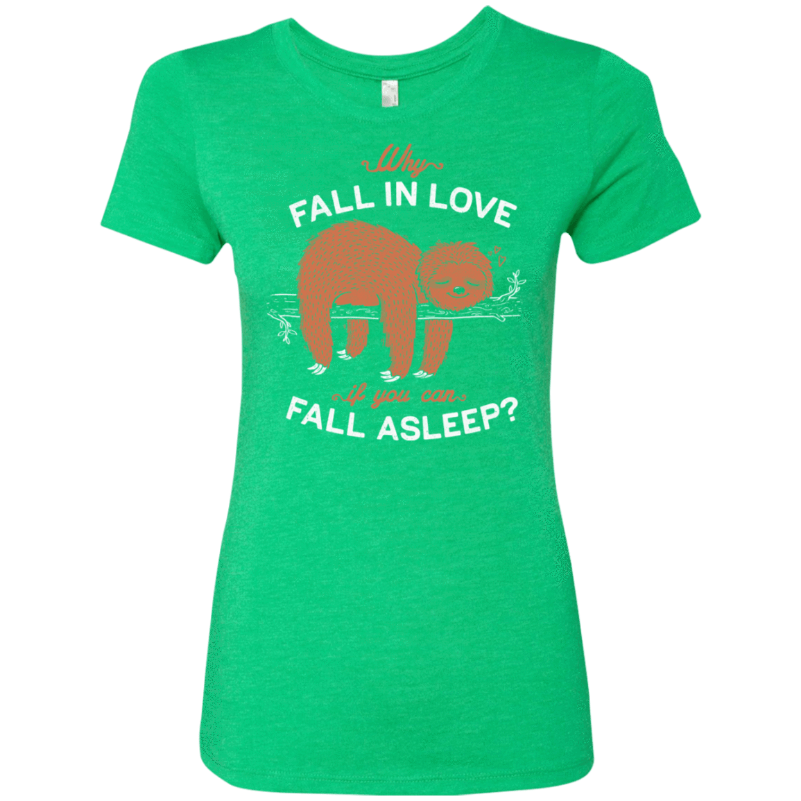 T-Shirts Envy / S Fall Asleep Women's Triblend T-Shirt