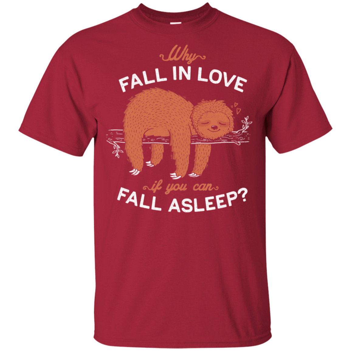 T-Shirts Cardinal / YXS Fall Asleep Youth T-Shirt