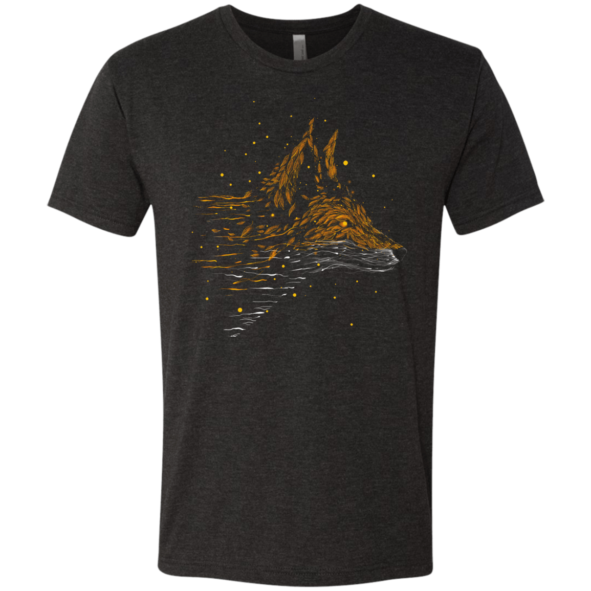 T-Shirts Vintage Black / S Falling in Leaves Men's Triblend T-Shirt
