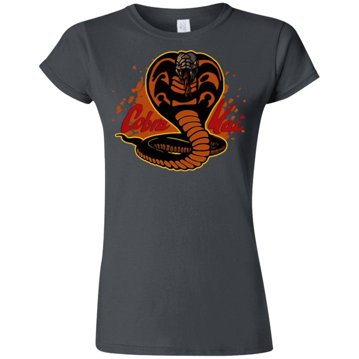 T-Shirts Charcoal / S Familiar Reptile Junior Slimmer-Fit T-Shirt