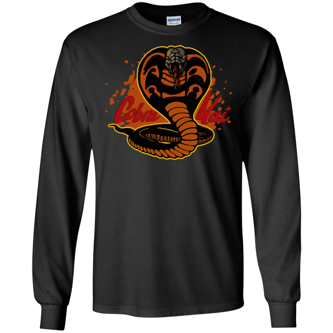 T-Shirts Black / S Familiar Reptile Men's Long Sleeve T-Shirt