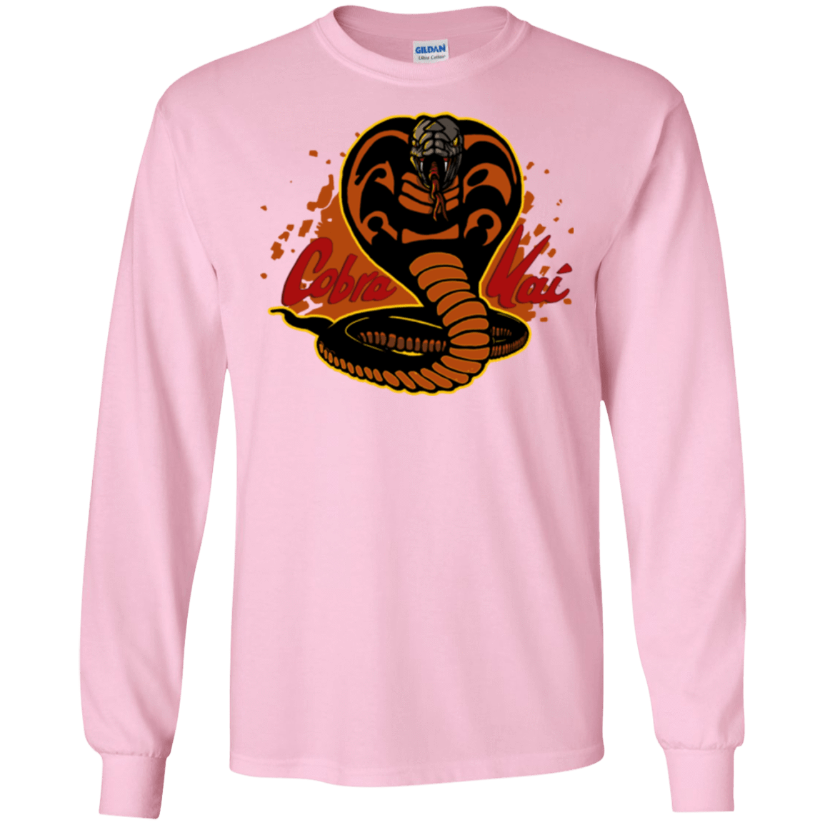 T-Shirts Light Pink / S Familiar Reptile Men's Long Sleeve T-Shirt