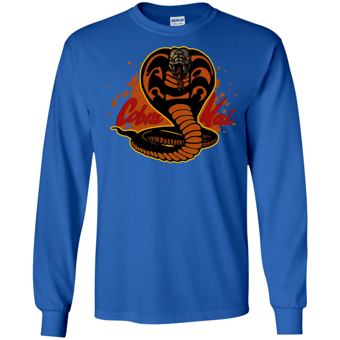 T-Shirts Royal / S Familiar Reptile Men's Long Sleeve T-Shirt