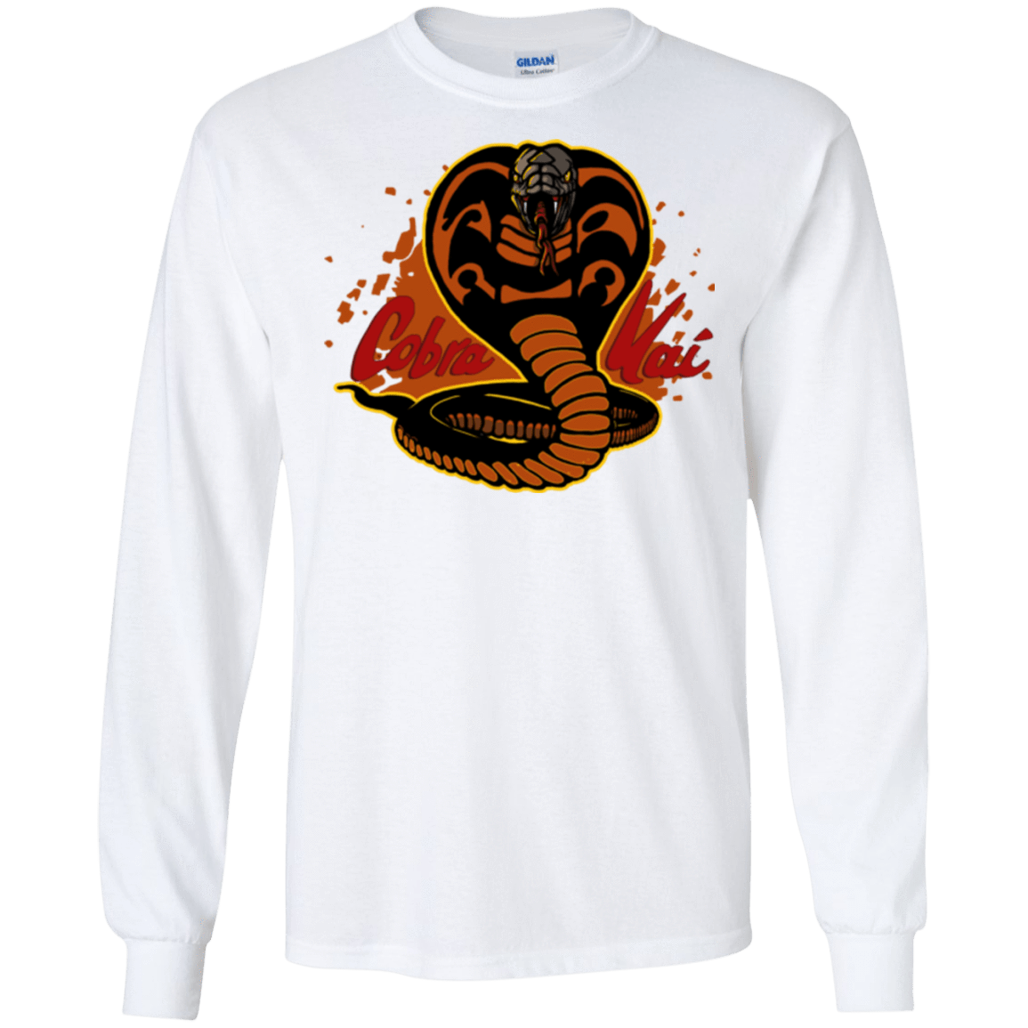 T-Shirts White / S Familiar Reptile Men's Long Sleeve T-Shirt