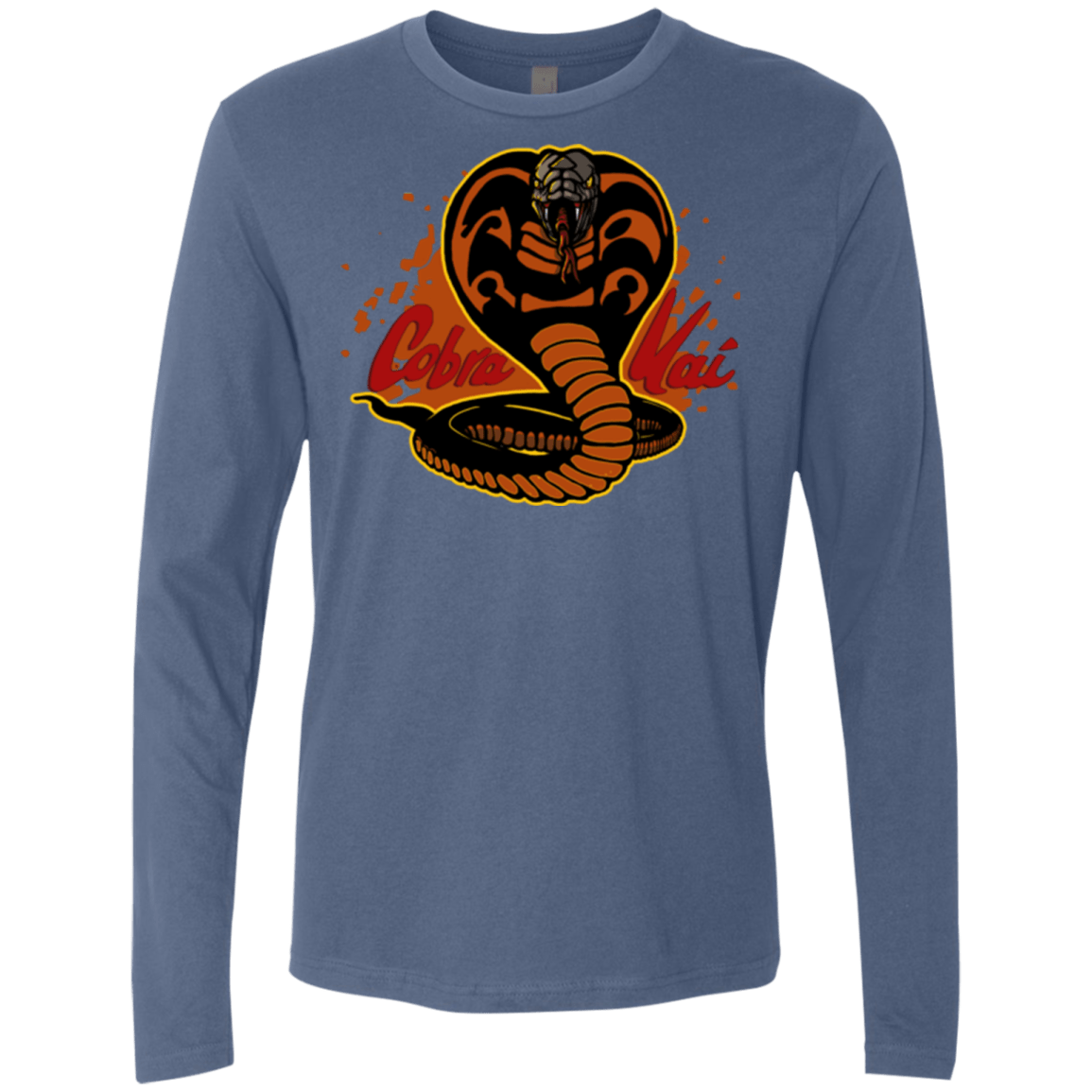 T-Shirts Indigo / S Familiar Reptile Men's Premium Long Sleeve