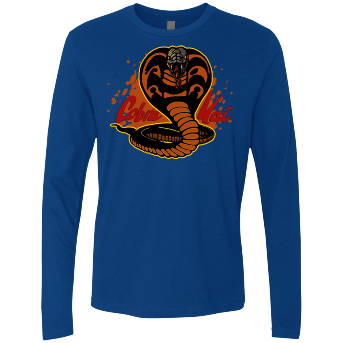 T-Shirts Royal / S Familiar Reptile Men's Premium Long Sleeve