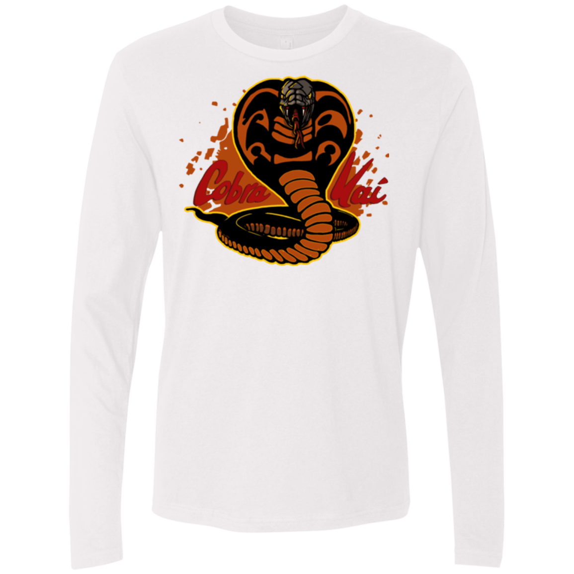 T-Shirts White / S Familiar Reptile Men's Premium Long Sleeve