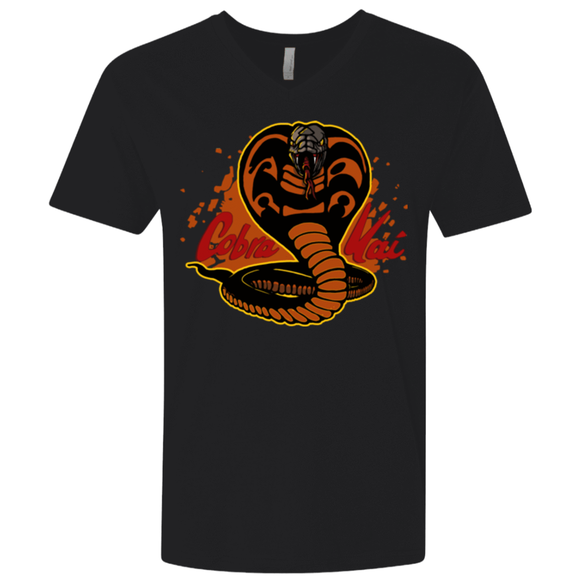 T-Shirts Black / X-Small Familiar Reptile Men's Premium V-Neck