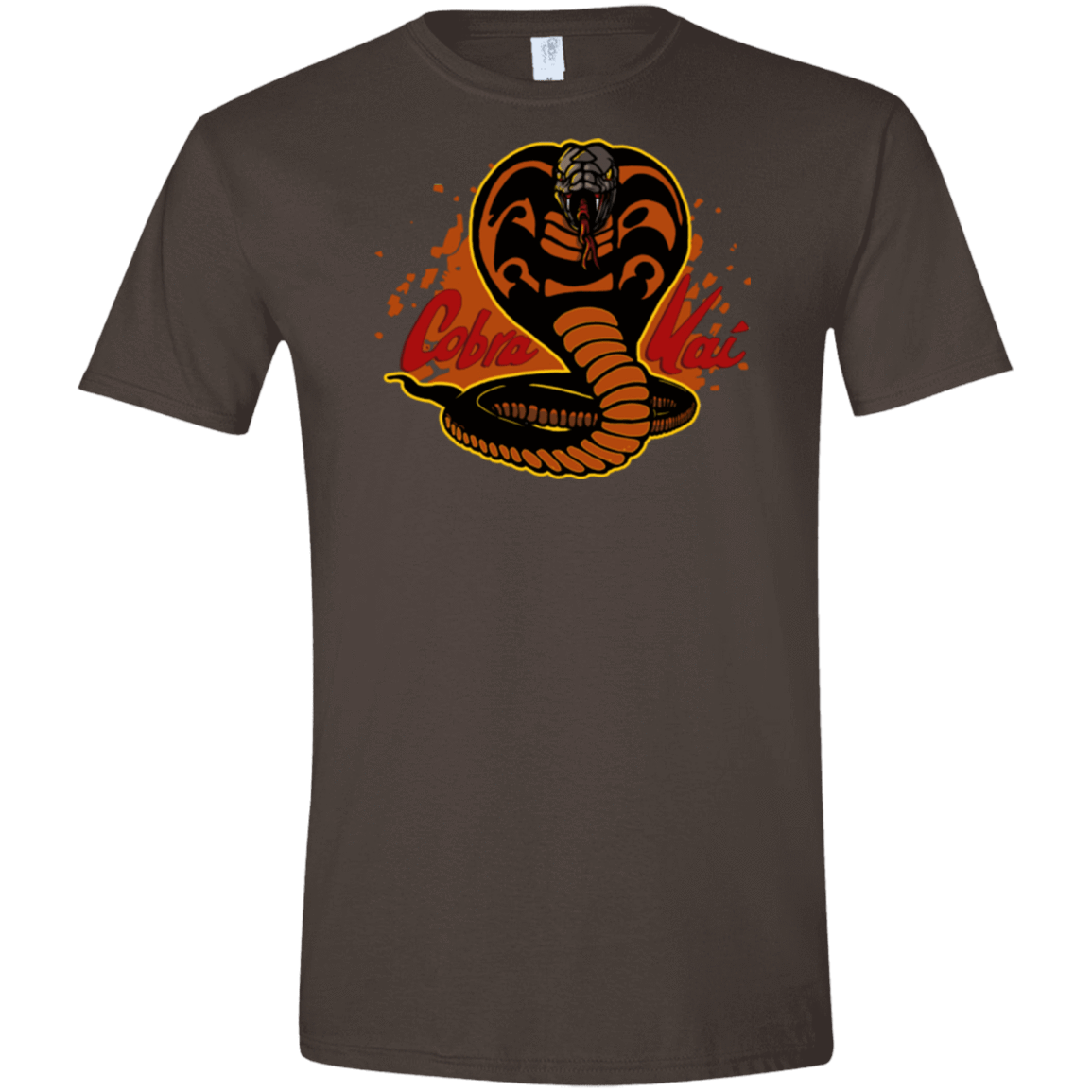 T-Shirts Dark Chocolate / S Familiar Reptile Men's Semi-Fitted Softstyle
