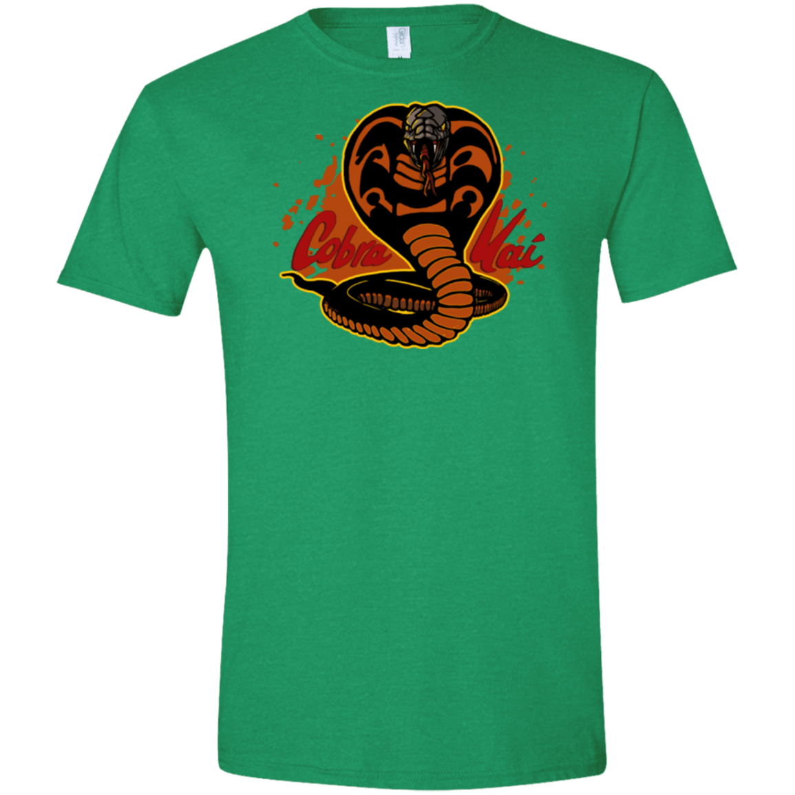 T-Shirts Heather Irish Green / S Familiar Reptile Men's Semi-Fitted Softstyle