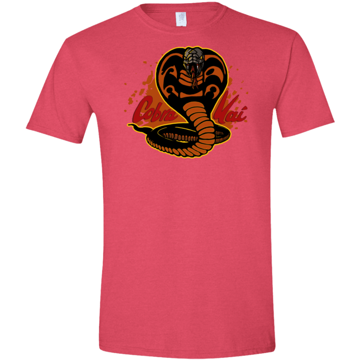 T-Shirts Heather Red / S Familiar Reptile Men's Semi-Fitted Softstyle