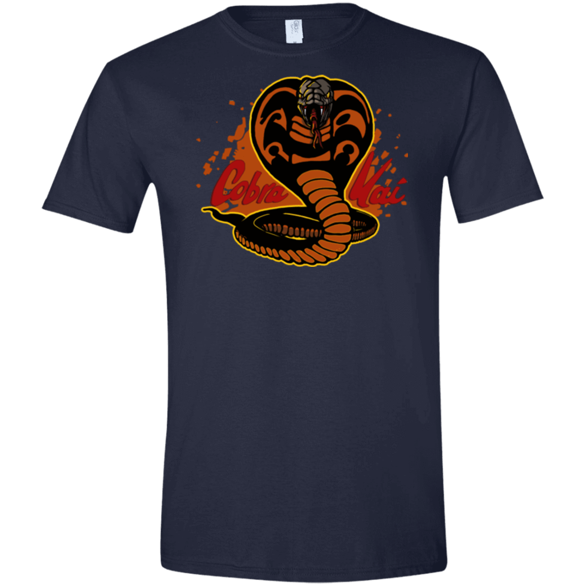 T-Shirts Navy / X-Small Familiar Reptile Men's Semi-Fitted Softstyle