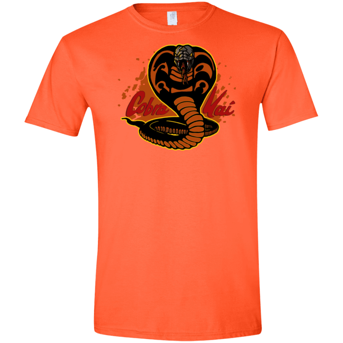 T-Shirts Orange / S Familiar Reptile Men's Semi-Fitted Softstyle