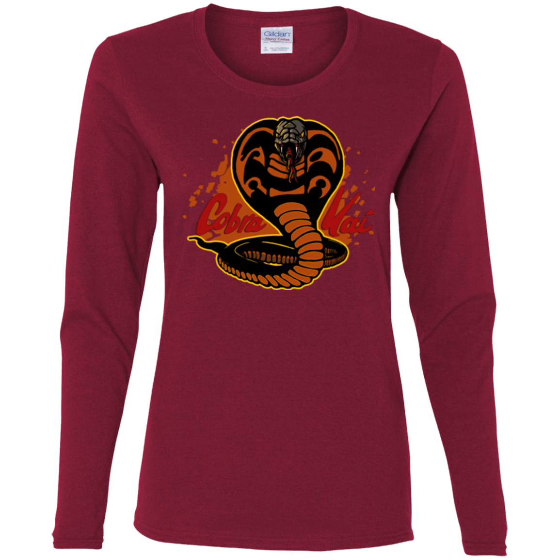 T-Shirts Cardinal / S Familiar Reptile Women's Long Sleeve T-Shirt