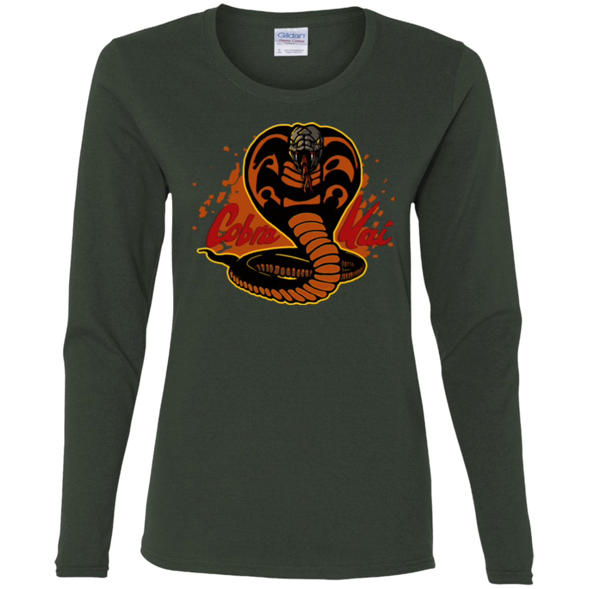 T-Shirts Forest / S Familiar Reptile Women's Long Sleeve T-Shirt