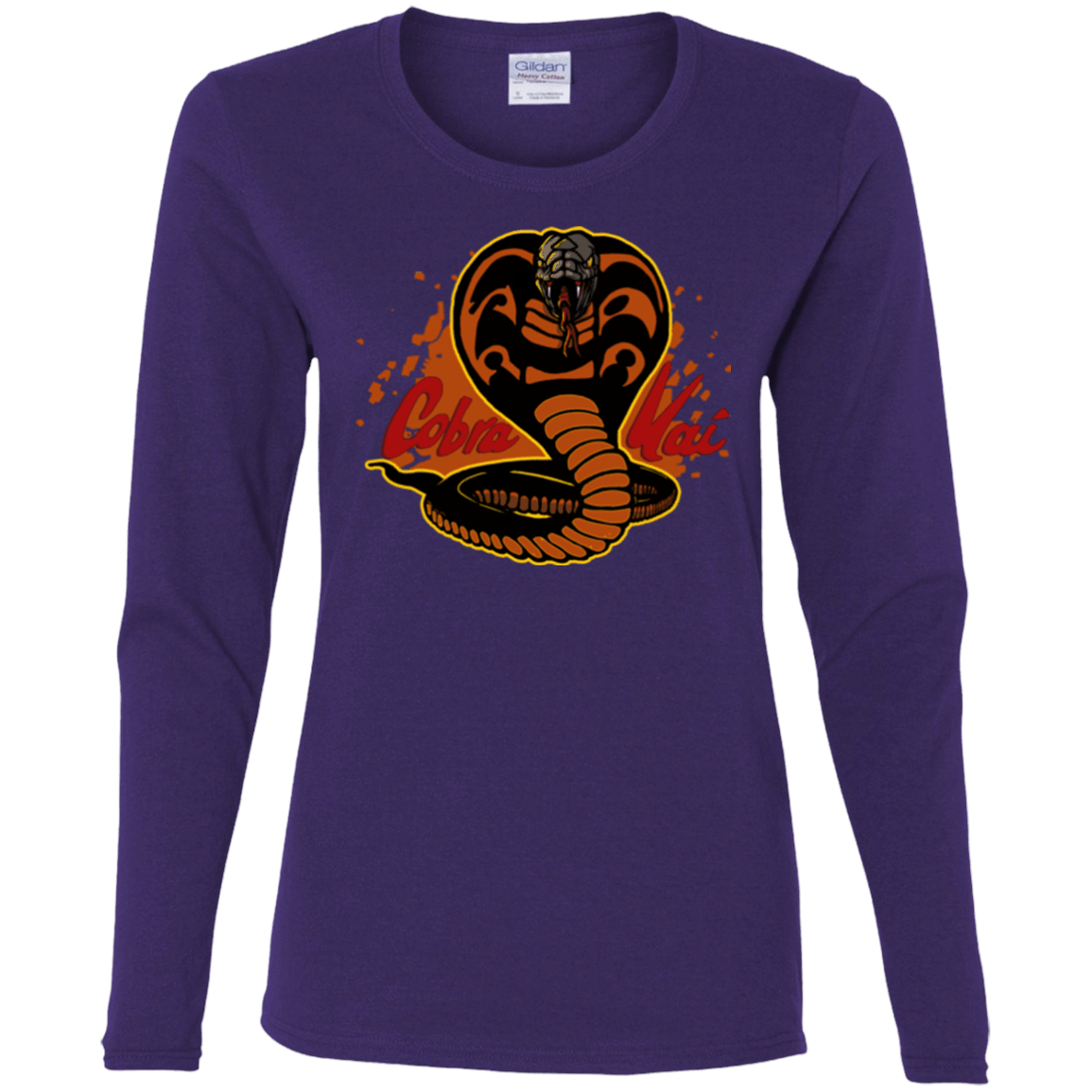 T-Shirts Purple / S Familiar Reptile Women's Long Sleeve T-Shirt