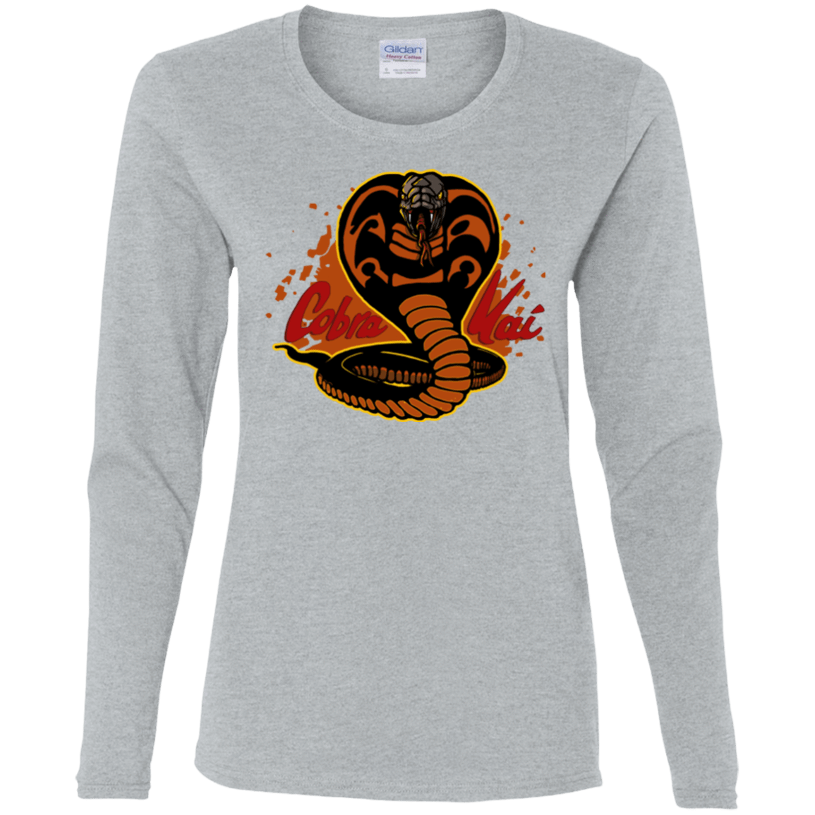 T-Shirts Sport Grey / S Familiar Reptile Women's Long Sleeve T-Shirt