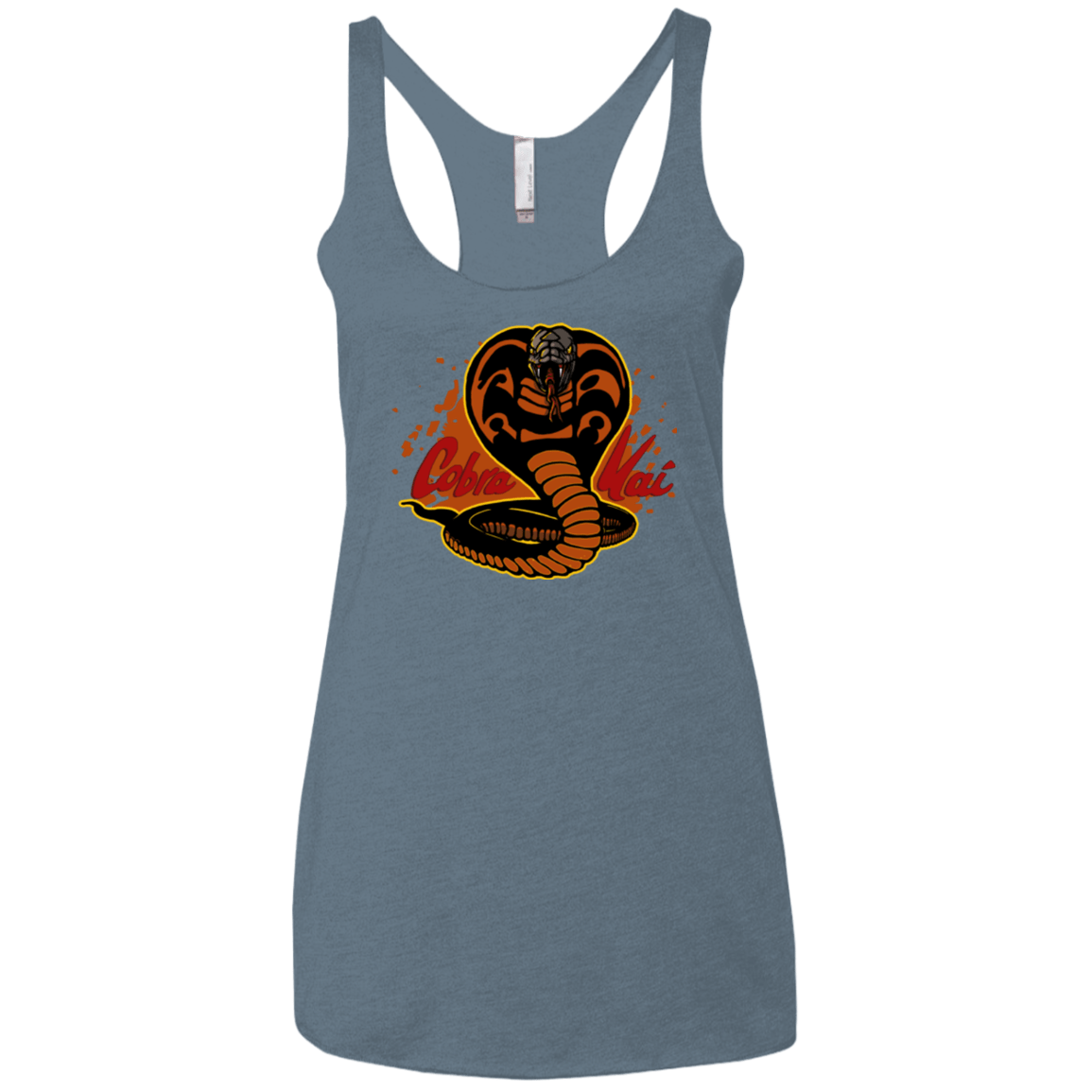 T-Shirts Indigo / X-Small Familiar Reptile Women's Triblend Racerback Tank