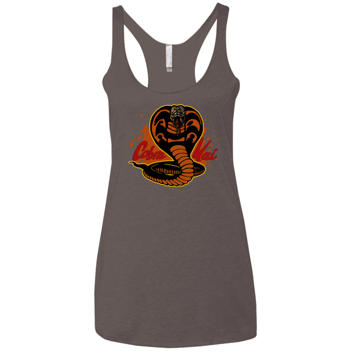 T-Shirts Macchiato / X-Small Familiar Reptile Women's Triblend Racerback Tank