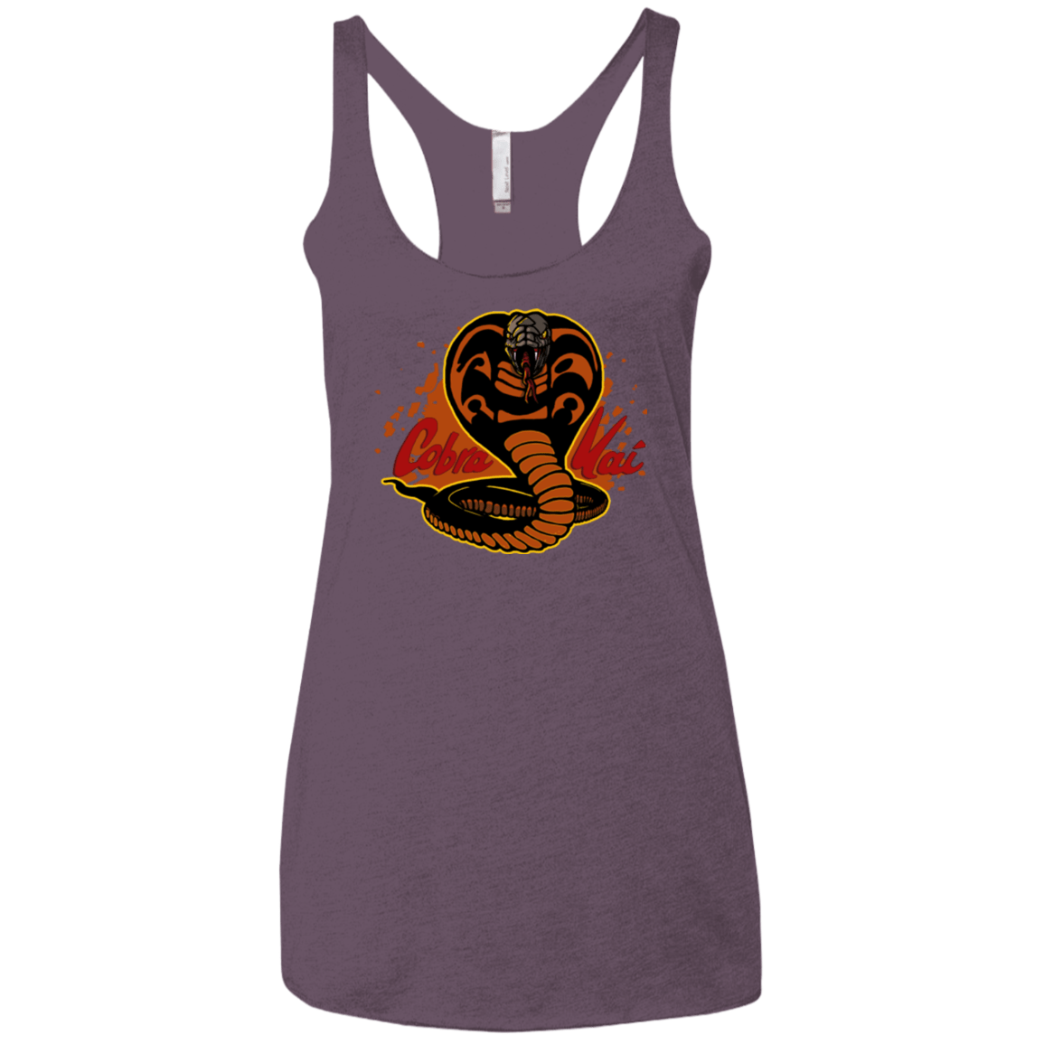 T-Shirts Vintage Purple / X-Small Familiar Reptile Women's Triblend Racerback Tank