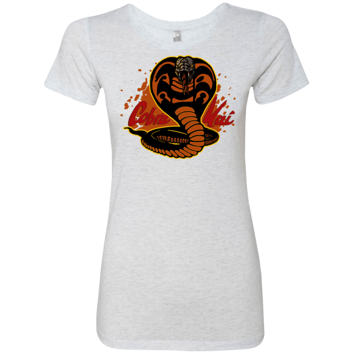 T-Shirts Heather White / S Familiar Reptile Women's Triblend T-Shirt