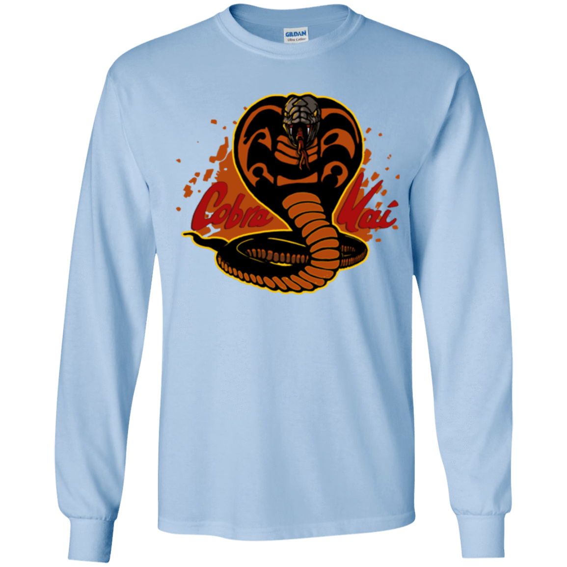 T-Shirts Light Blue / YS Familiar Reptile Youth Long Sleeve T-Shirt