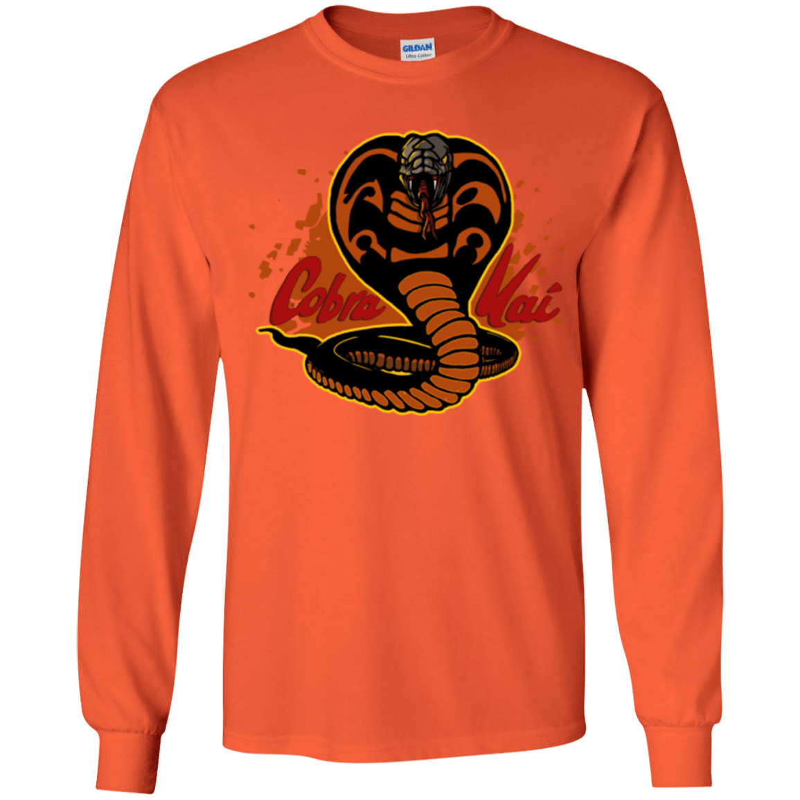 T-Shirts Orange / YS Familiar Reptile Youth Long Sleeve T-Shirt