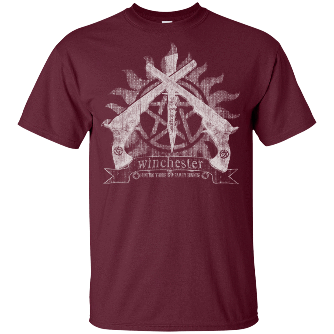 T-Shirts Maroon / YXS Family Business Youth T-Shirt