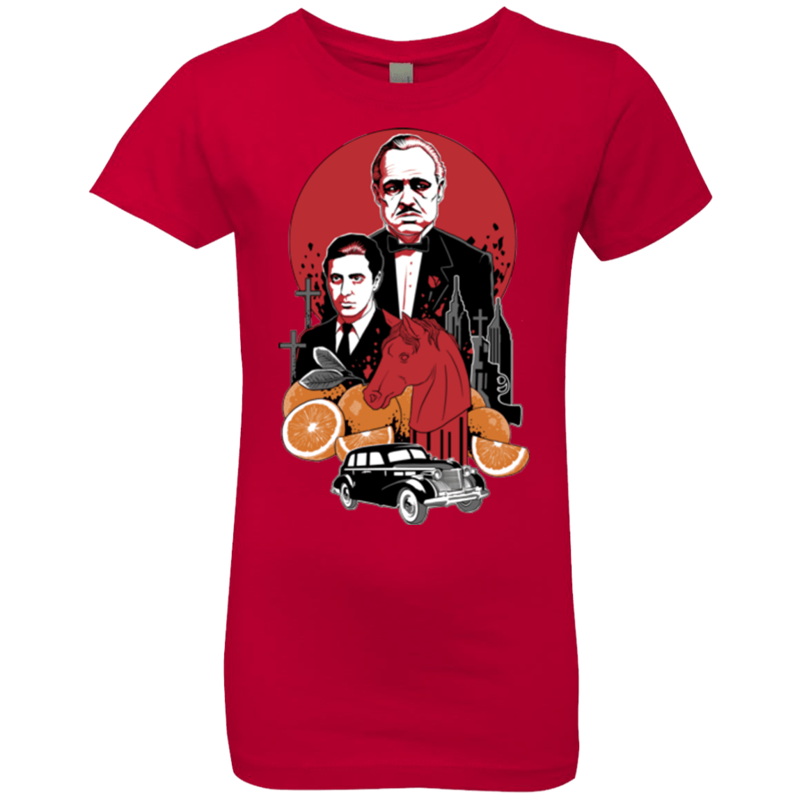 T-Shirts Red / YXS Family Cursed Girls Premium T-Shirt